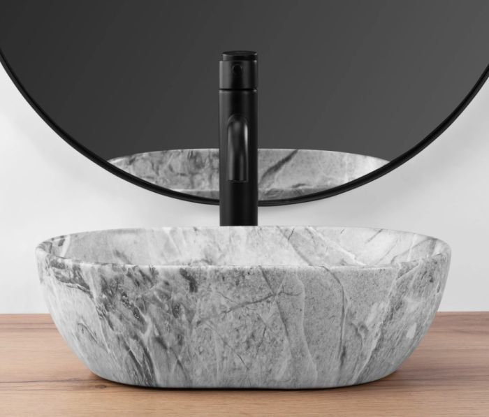 Умивальник REA AMELIA MINI STONE MATT накладний
