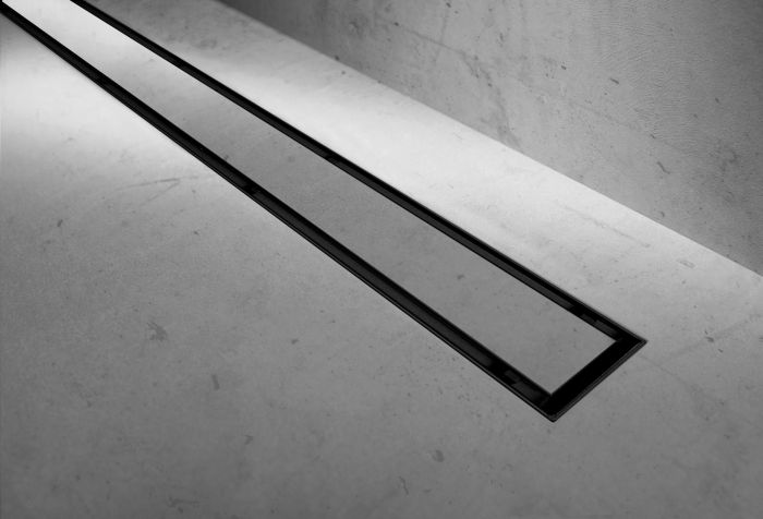 Трап для душа REA NEO PRO BLACK 2в1 черный 90 см