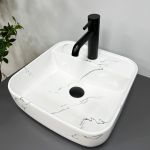 Умывальник VBI RAGUSA S MARMO GLOSSY накладной