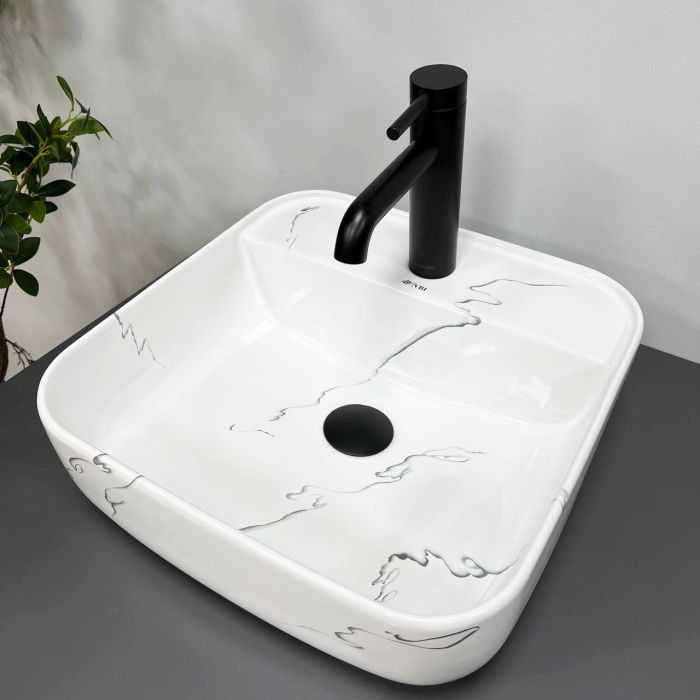 Умывальник VBI RAGUSA S MARMO GLOSSY накладной