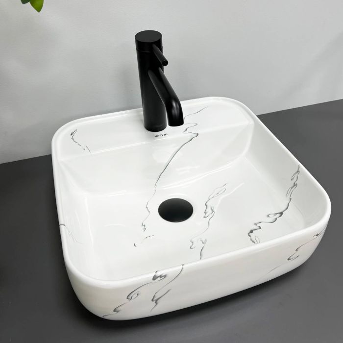 Умывальник VBI RAGUSA S MARMO GLOSSY накладной