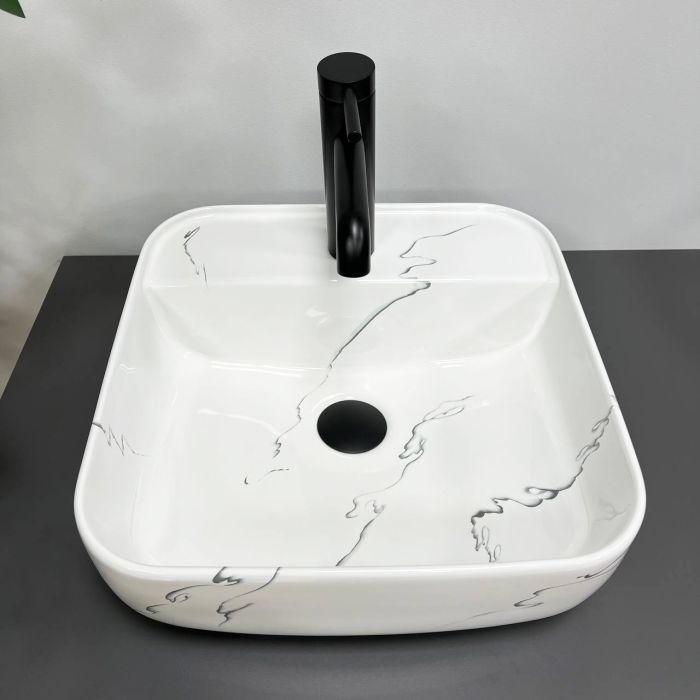 Умывальник VBI RAGUSA S MARMO GLOSSY накладной