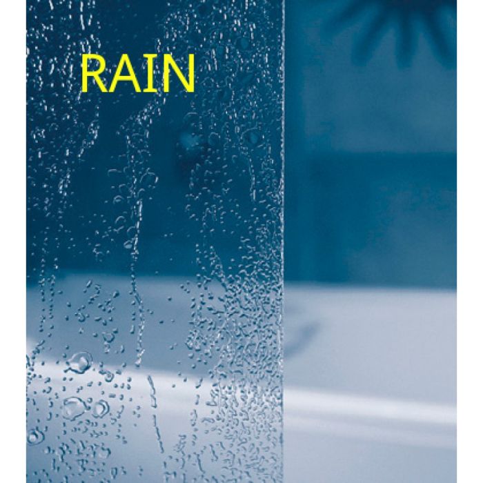 Шторка для ванны двухэлементная VSK2 ROSA II 170 R Rain, RAVAK
