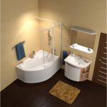 Шторка для ванни двохелементна VSK2 ROSA II 170 R Rain, RAVAK