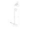 Торшер Nowodvorski MONO FL WHITE