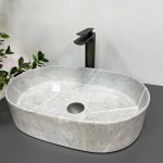 Умывальник VBI VERONA 50 GREY STONE GLOSSY накладной
