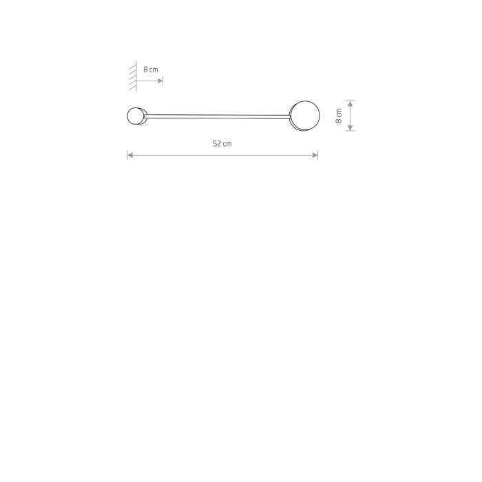 Светильник настенный Nowodvorski ORBIT BLACK I 40