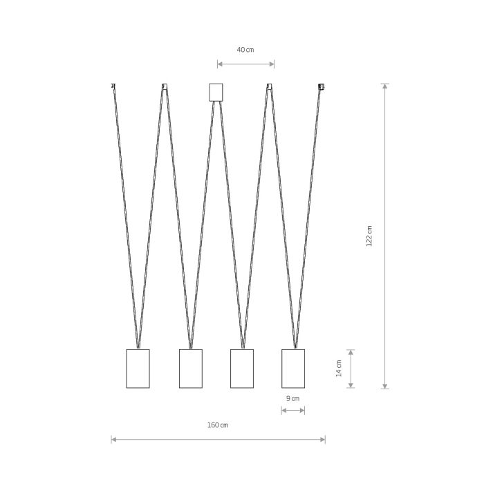 Подвесной светильник Nowodvorski MORE TONE IV BLACK/GOLD