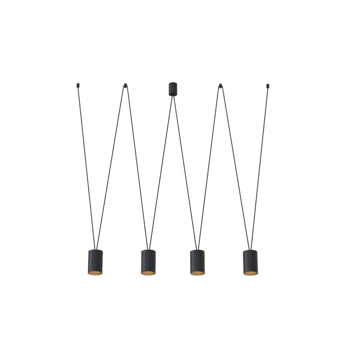 Подвесной светильник Nowodvorski MORE TONE IV BLACK/GOLD