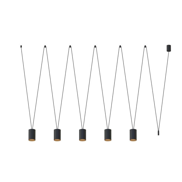 Підвісний світильник Nowodvorski MORE TONE V BLACK/GOLD