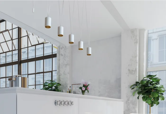 Подвесной светильник Nowodvorski MORE TONE V WHITE/GOLD