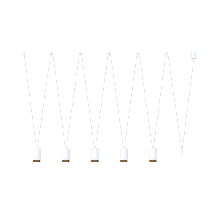 Подвесной светильник Nowodvorski MORE TONE V WHITE/GOLD