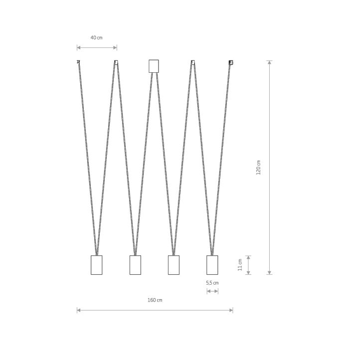 Підвісний світильник Nowodvorski MORE EYE IV BLACK