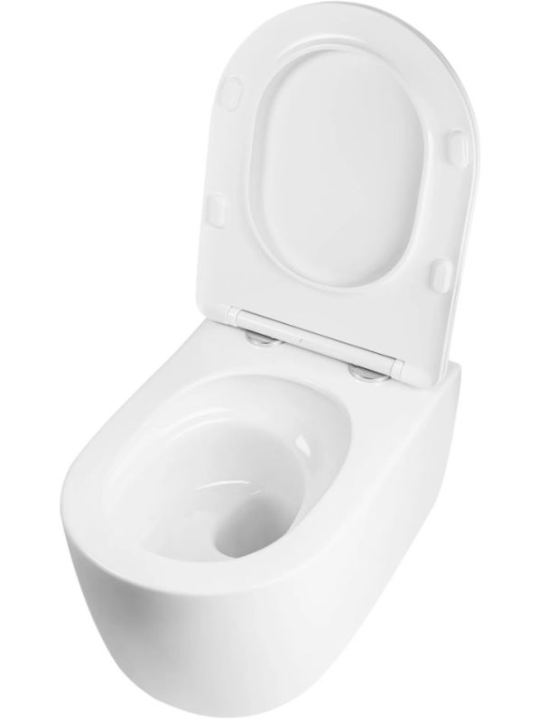 Подвесной унитаз REA EDDY N TORNADO RIMLESS WHITE белый