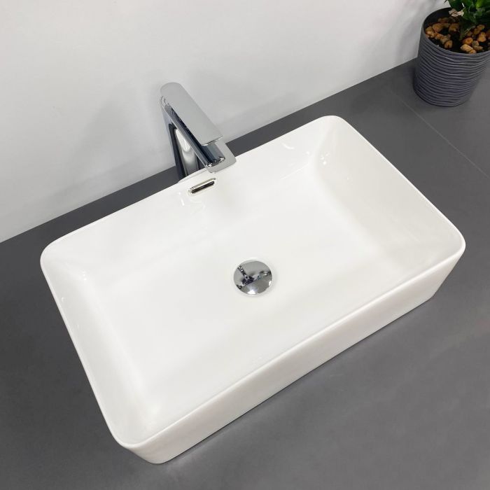 Умивальник VBI ARABBA M WHITE накладний