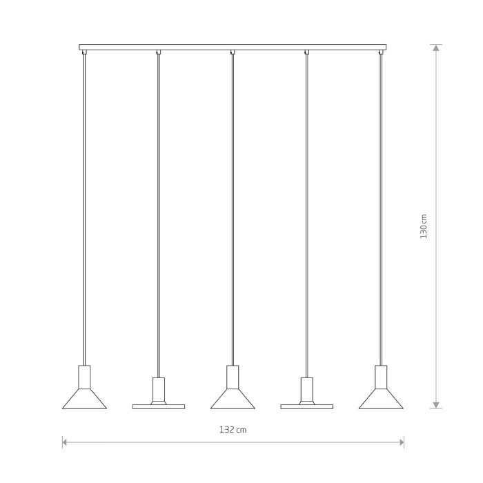 Підвісний світильник Nowodvorski HERMANOS V BLACK