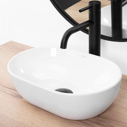 Умивальник REA AMELIA MINI WHITE накладний