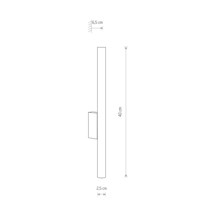 Бра Nowodvorski LASER WALL BLACK