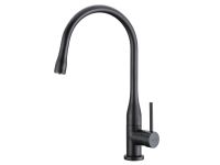 Змішувач кухонний ASIGNATURA Delicate, чорний