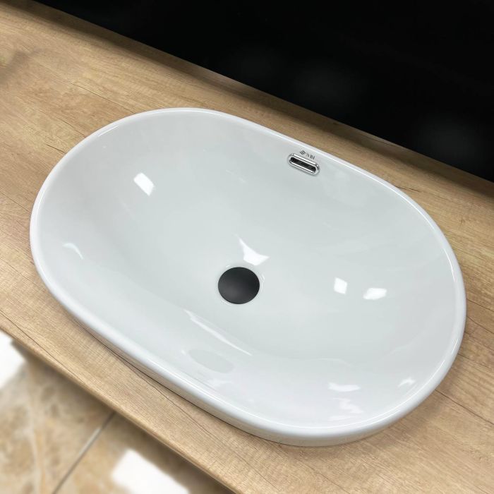 Умывальник VBI GAETA WHITE врезной