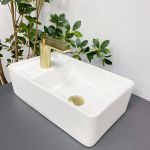 Умывальник VBI LECCO WHITE накладной