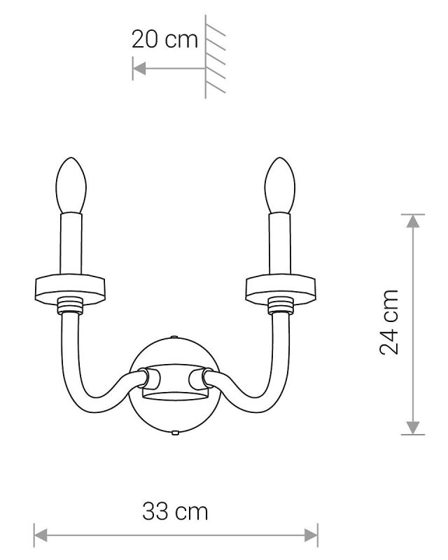 Бра Nowodvorski HAMPTON II