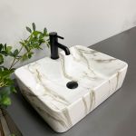 Умывальник VBI FORLI MARMO GLOSSY накладной