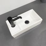 Умывальник VBI LAGO R WHITE накладной подвесной