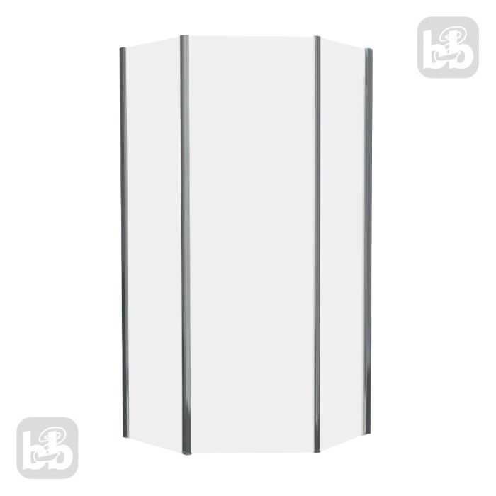 Душевая кабина STEFANI 100*100*190см пятиугольная прозрачная