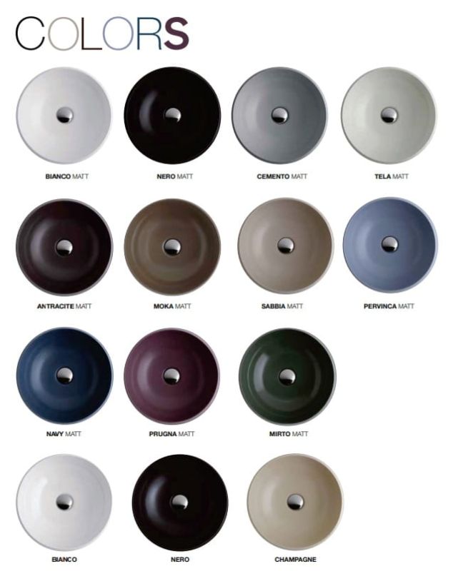 Умивальник 40 FORIU FO03NaM Navy Matte SIMAS