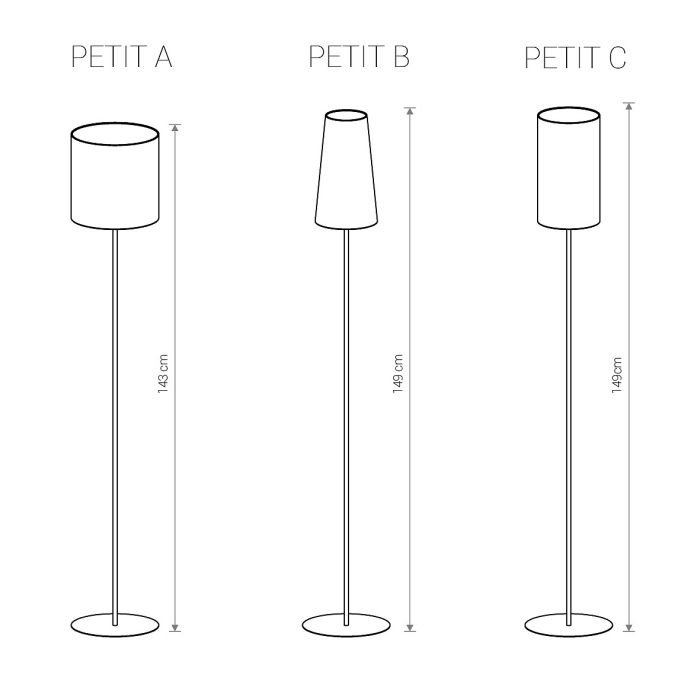 Підстава для торшера Nowodvorski PETIT WHITE
