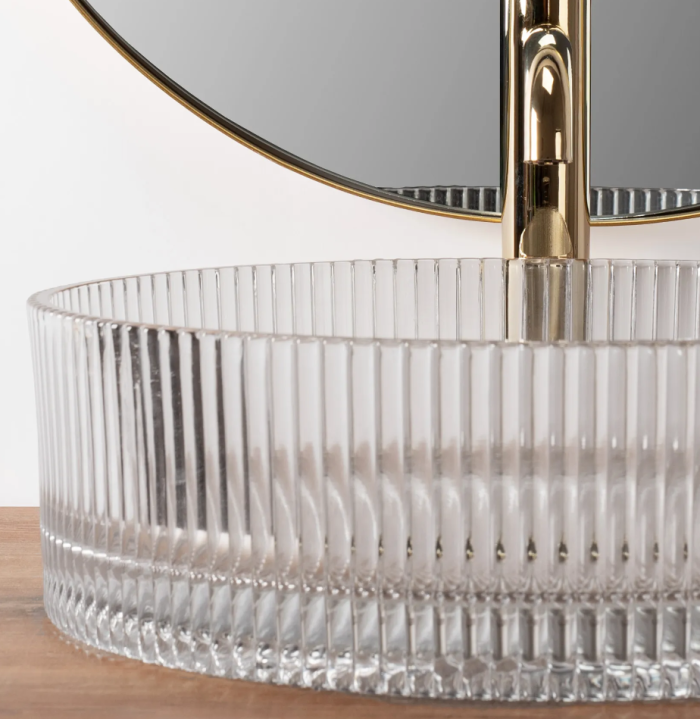 Умивальник REA INGRID TRANSPARENT 40 накладний