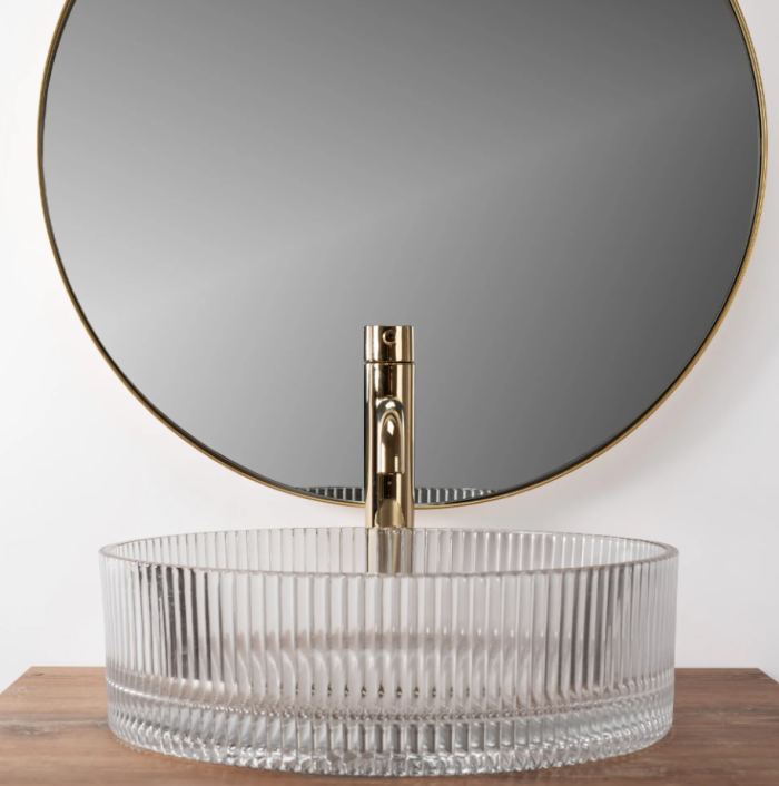 Умивальник REA INGRID TRANSPARENT 40 накладний