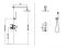 Душова система прихованого монтажу ASIGNATURA Unique, чорна