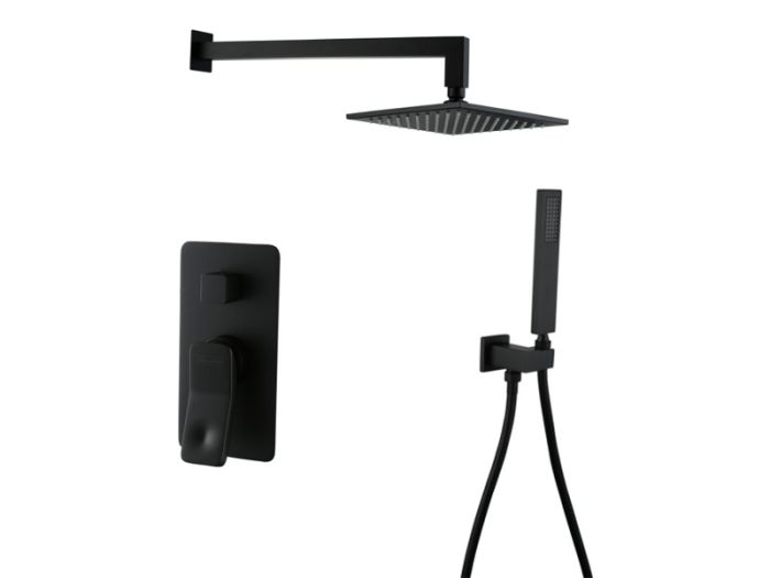 Душова система прихованого монтажу ASIGNATURA Unique, чорна