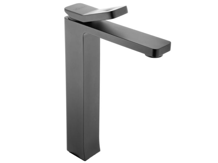 Змішувач для умивальника ASIGNATURA Unique, чорний високий