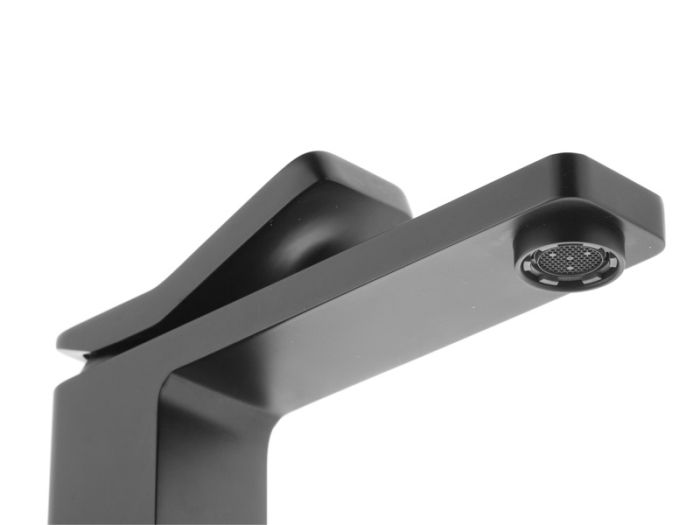 Змішувач для умивальника ASIGNATURA Unique, чорний високий