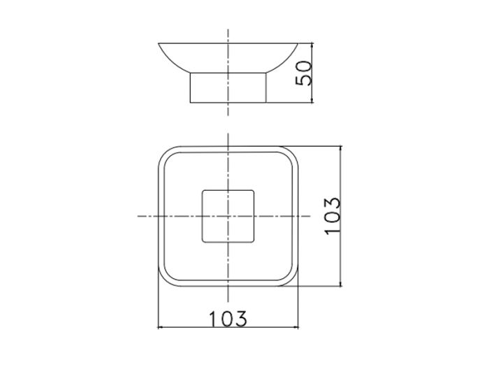 Мыльница ASIGNATURA Unique, черная 