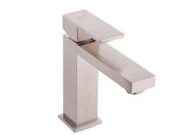 Змішувач для умивальника NEWARC Cubic сатин