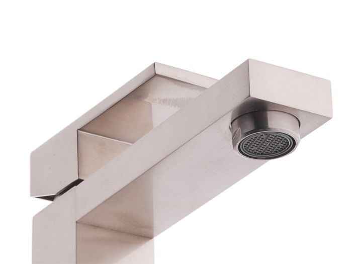 Змішувач для умивальника NEWARC Cubic сатин