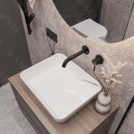 Умывальник VBI PALERMO WHITE накладной