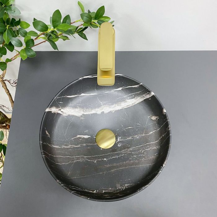 Умивальник VBI PRATO BLACK ONYX MATT накладний