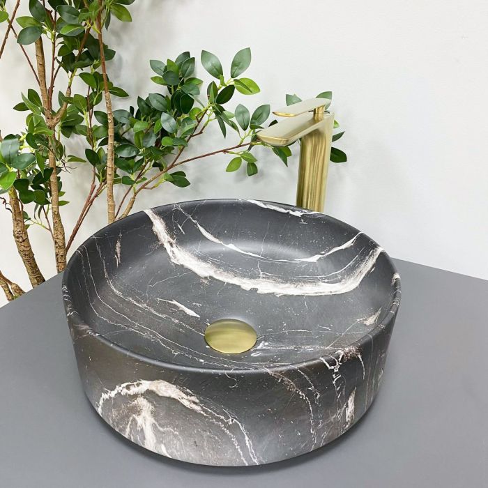 Умивальник VBI PRATO BLACK ONYX MATT накладний