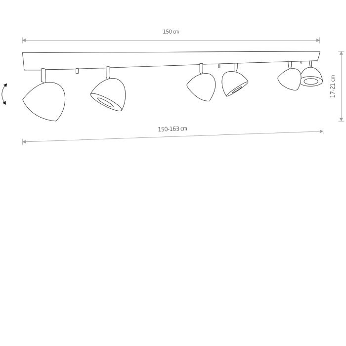 Спот светильник Nowodvorski VESPA BLACK VI