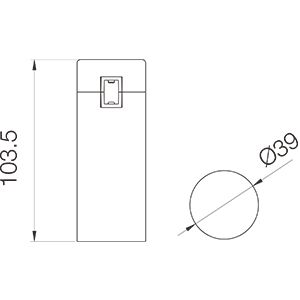 Світильники для модульної системи Module A5 Brass 3000K