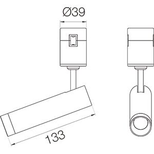 Світильники для модульної системи Module C5 Brass 4000K