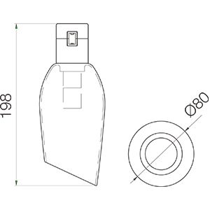 Світильники для модульної системи Module F5 Brass 4000K