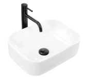 Умывальник REA DEMI MINI WHITE белый накладной