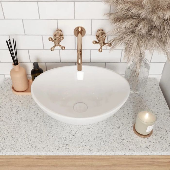 Умывальник REA SOFIA WHITE белый накладной