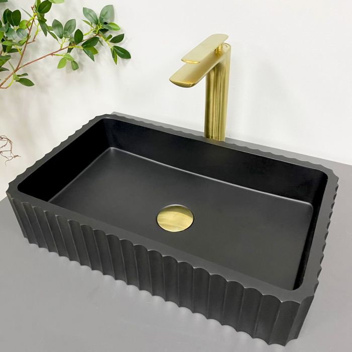 Умивальник VBI FLORENTIA BLACK MATT накладний